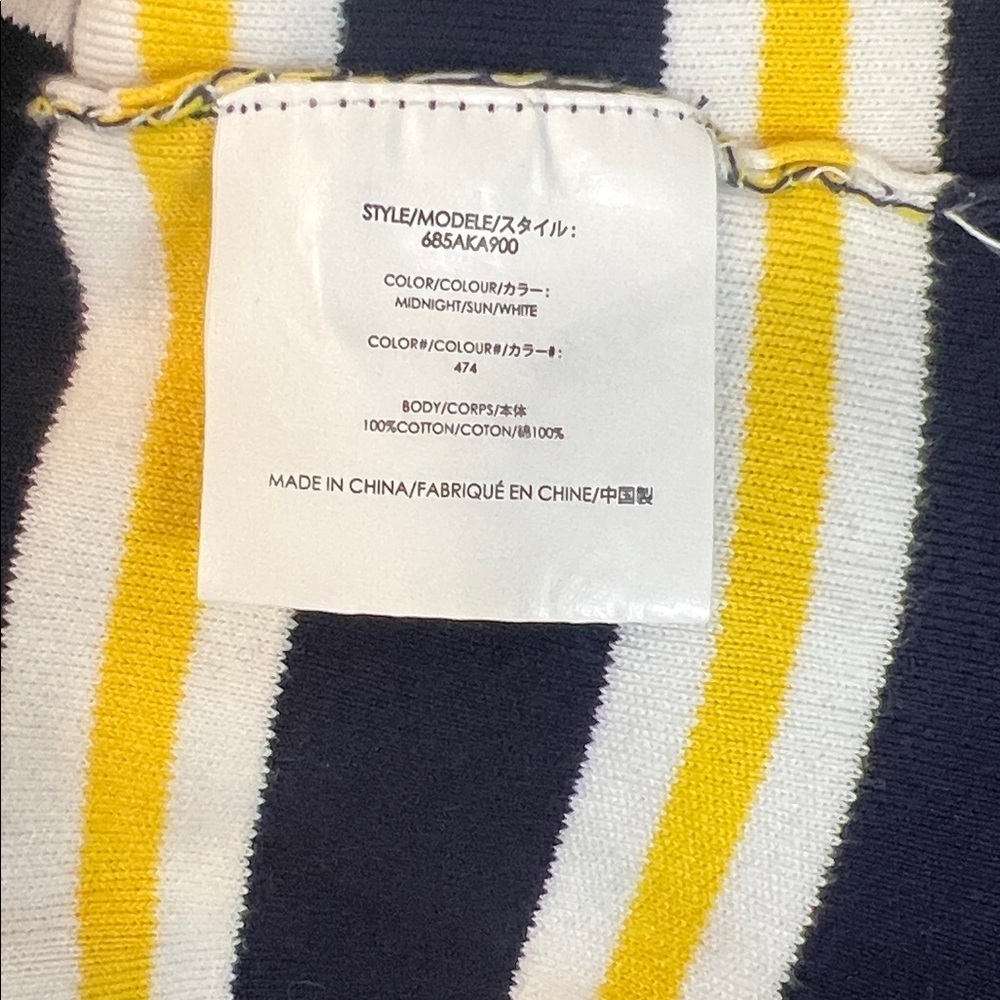 Michael Kors Collection Multicolor Striped Top Size L - Picture 8 of 8